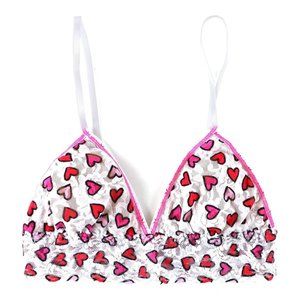 Hanky Panky Heartbeat Padded Triangle Lace Bralette